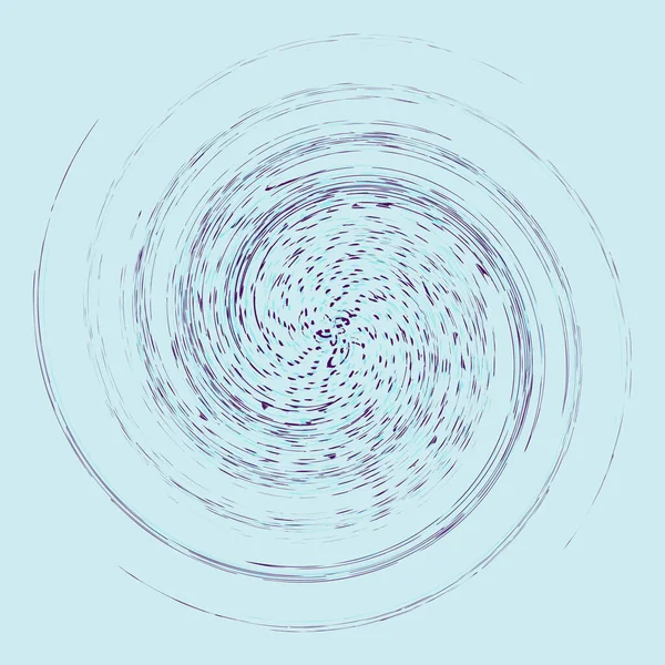 Tricolor Lockig Spirale Kreiselvolutenform Wirbel Drehen Sich Konzentrisch Radial Strahlend — Stockvektor