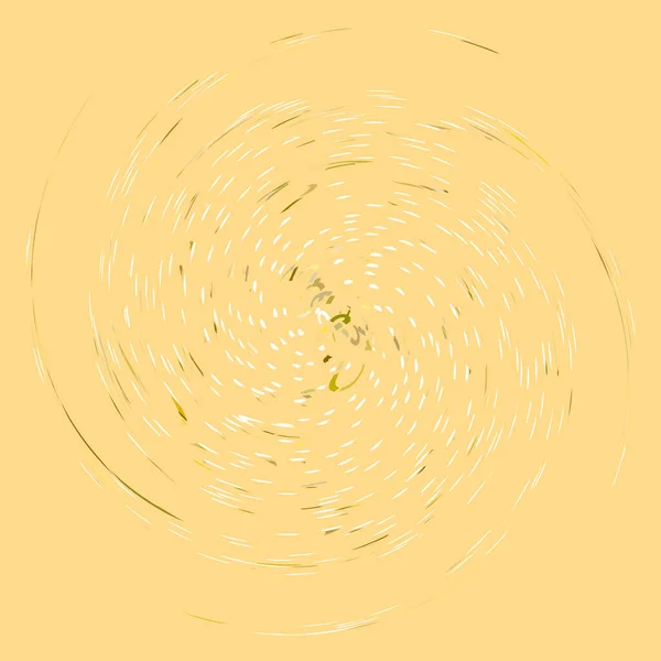 Монохромні Циклічні Циклічні Концентричні Кільця Обертається Спіраль Вихор Галас Абстрактна — стоковий вектор
