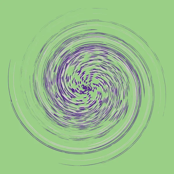 Tricolor Lockig Spirale Kreiselvolutenform Wirbel Drehen Sich Konzentrisch Radial Strahlend — Stockvektor