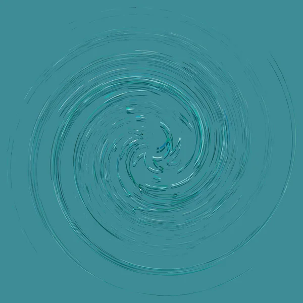 单色环 周期同心环 旋转的螺旋形 螺旋形 径向环状 — 图库矢量图片
