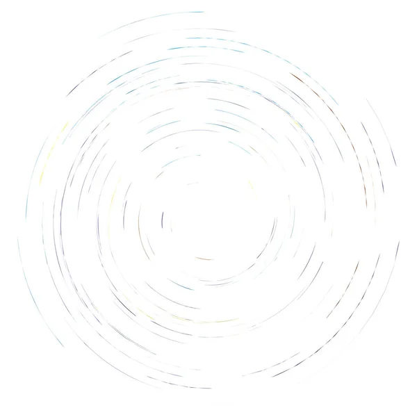 Fläckig Flerfärgad Och Färgglad Spiral Virvlande Virvlande Element Vridna Cykliska — Stock vektor