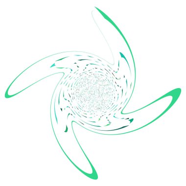 Monokrom döngüsel, döngüsel eşmerkezli halkalar. Dönen sarmal, girdap, girdap. soyut dairesel, dairesel döngü şekli, öge