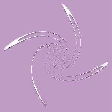 Beyaz sarmal, sarmal, kıvrımlı ve kıvrımlı şekilli. spiral, çevirme, girdap çizimi. Tek renk, tek renk arkaplan, arkaplan üzerine sicim tasarımı. Sarmal, volta