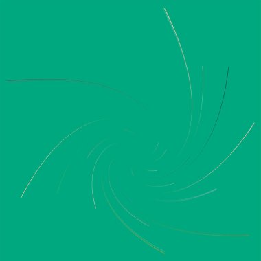 Tek noktalı, çok renkli ve renkli spiral, girdap, dönme elementi. Çarpık döngüsel, dairesel ve dairesel, ışınımlı girdap, renkli arkaplan üzerinde volt şekli, arka plan