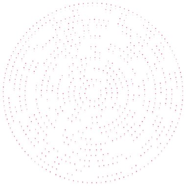 Rastgele noktalar, çemberler soyut. Benekler, noktalı radyal, yayılan, dairesel geometrik çizimler. Puantiye, nokta listesi, noktalama tasarım elementi
