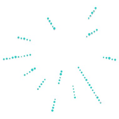 Rastgele noktalar, çemberler soyut. Benekler, noktalı radyal, yayılan, dairesel geometrik çizimler. Puantiye, nokta listesi, noktalama tasarım elementi