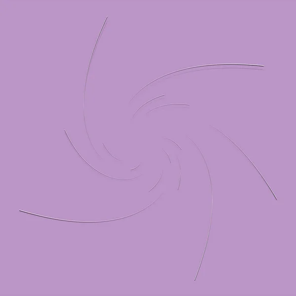 Forme Hélicoïdale Blanche Spirale Bouclée Bouclée Spirale Tourbillon Tourbillon Illustration — Image vectorielle