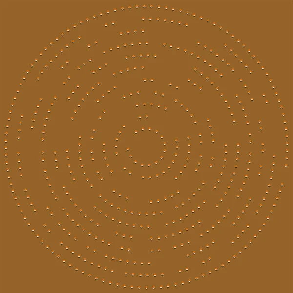 Zufällige Punkte Abstrakte Kreise Flecken Gepunktete Radiale Strahlende Kreisförmige Geometrische — Stockvektor