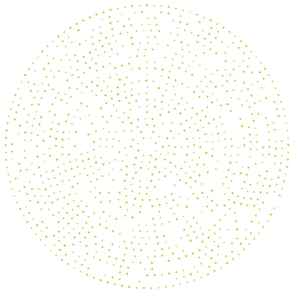 Points Aléatoires Cercles Abstraits Speckles Pointillés Radiaux Rayonnants Illustration Géométrique — Image vectorielle