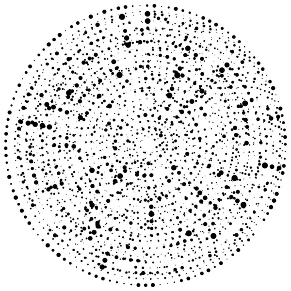 随机点 圆圈抽象 斑点状径向 辐射状 圆形几何图形 波尔卡点 点火器 点火器设计元素 — 图库矢量图片