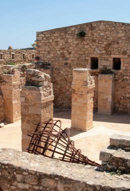 Güzel görünümünden Rethymno, Crete, Yunanistan