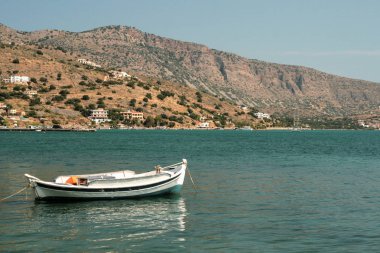 Tekne üzerinde görmek, Girit, Yunanistan dinlenin