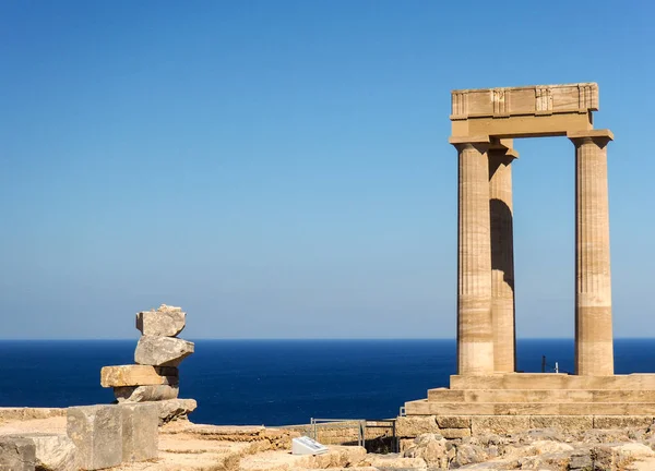 Lindos Acropole, Rhodes, Grèce — Photo