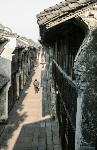 Eski ahşap Çin Köyü — Stok fotoğraf