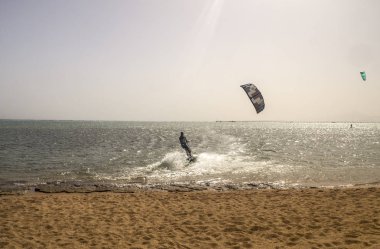 Mısır red Sea'deki/daki uçurtma eğlenceli