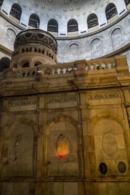 Jerusalem, Israel - 12/20/2019: Church of Jesu Christi grave.