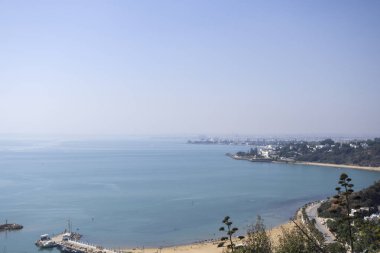 Sidi Bou dedi ki, Tunus - gün ışığında güzel bir manzara