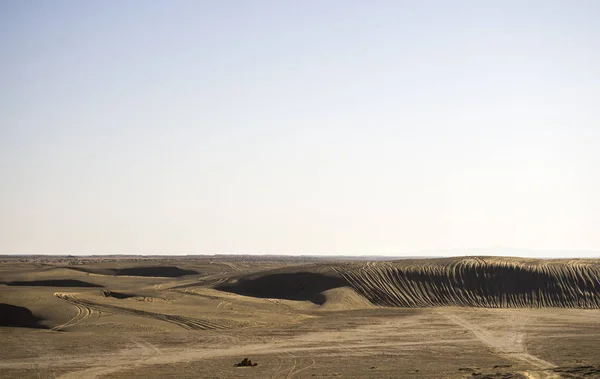 Deserto Del Sahara Pieno Sabbia Con Luce Solare — Foto Stock