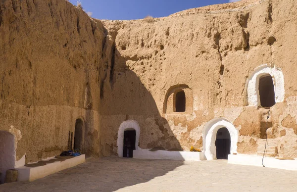 Σπήλαια Τριγλοδύτη Στα Μάτα Της Τυνησίας Εικόνα Αρχείου
