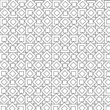 siyah geometrik desen