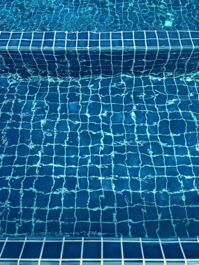 Üstten Görünüm havuzu su arka plan