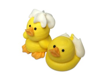 Beyaz bir arka plan üzerinde şeker şekerleme