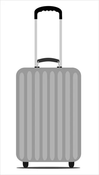 Suitcase Isolated White Background — Stock Vector