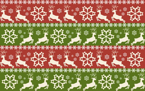 Christmas New Year Seamless Patterns Vector Illustration — Stock Vector