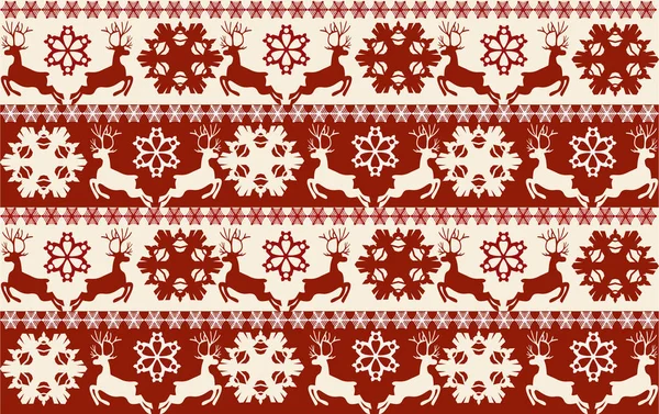 Christmas New Year Seamless Patterns Vector Illustration — Stock Vector