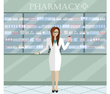 İlaç bayrağı, basitçe vektör illüstrasyonu 