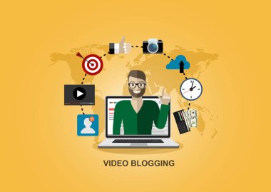 finansal, sosyal medya veya iş ilanı, basitçe vektör illüstrasyonuName      