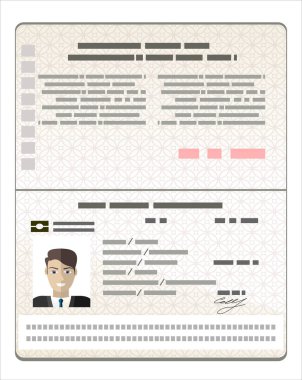 özel belge simgesi, basitçe vektör illüstrasyonu  