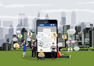 finansal, sosyal medya veya iş ilanı, basitçe vektör illüstrasyonuName      