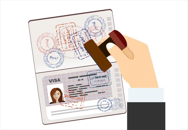 Identity Card Vector Illustration Concept Design — 스톡 벡터