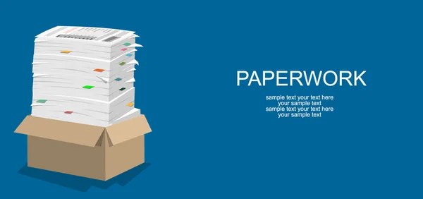 Papel Web Banner Trabalho Simplesmente Ilustração Vetorial — Vetor de Stock