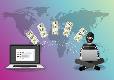 para internet natürmortu, basitçe vektör illüstrasyonu 