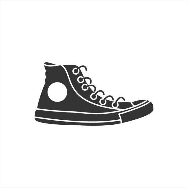 Icono Zapatilla Deporte Simplemente Vector Ilustración — Vector de stock