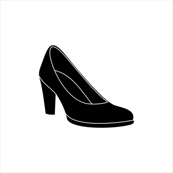 Female Shoe Simply Vector Illustration — Stock Vector