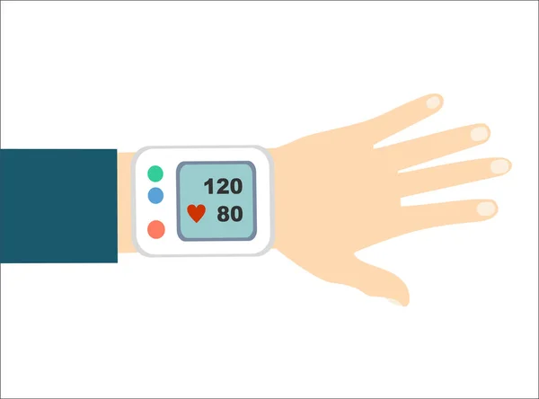 Fitness Watch Simply Vector Illustration — ストックベクタ