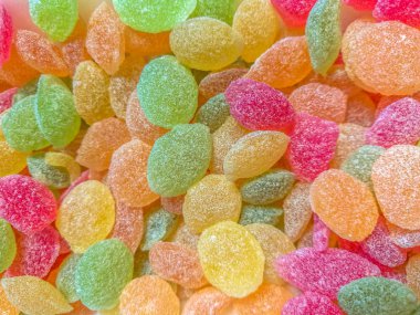 Tatlı renkli lolipop arka plan. 