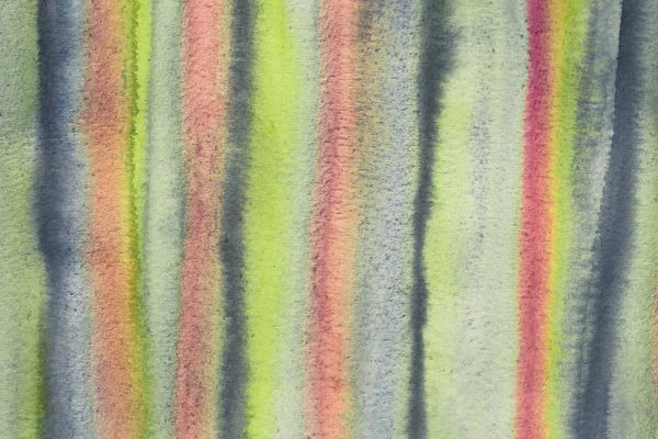 Fondo abstracto, dibujo de acuarela, rayas verticales coloridas . —  Fotos de Stock