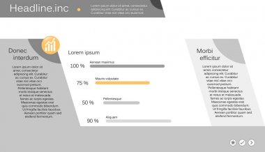 Vektör çizim infographics ayarlayın. Broşür, iş, web tasarım için şablon