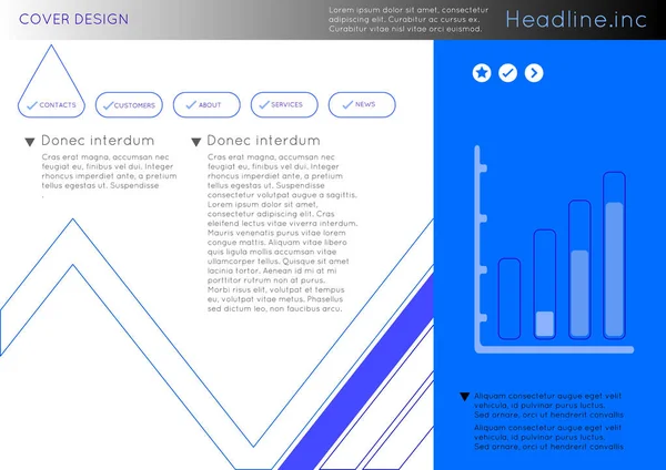 Elementos vetoriais para infográfico . — Vetor de Stock