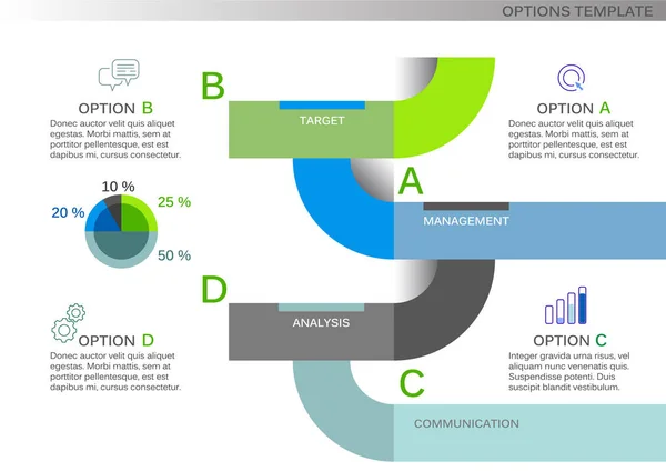 Vektorové ilustrace infografiky sada. Šablona pro brožury, obchod, webdesign. — Stockový vektor