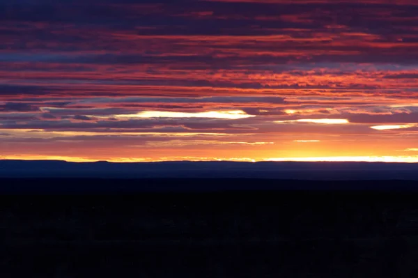 Nádherný západ slunce v Grand Canyonu-jižní okraj — Stock fotografie