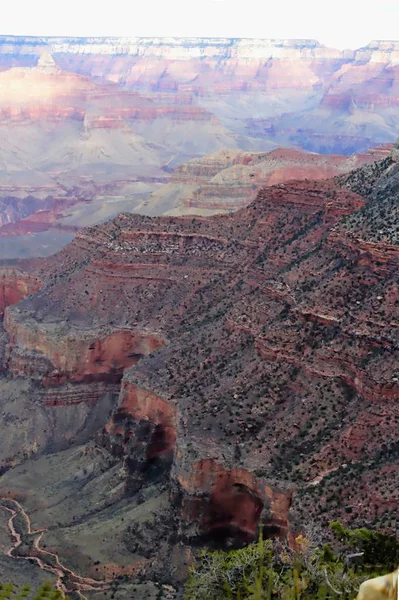 Dramatik görünüm, Grand Canyon-South Rim-stok fotoğraf