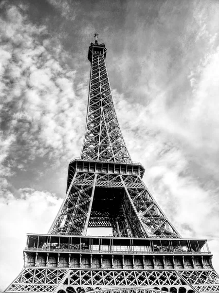 Eyfel Kulesi - Hdr - siyah ve beyaz