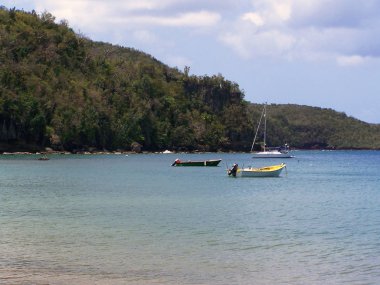 Karayipler Bay küçük tekne