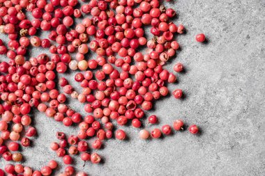 Güzel kırmızı biber yelpazesi yakından