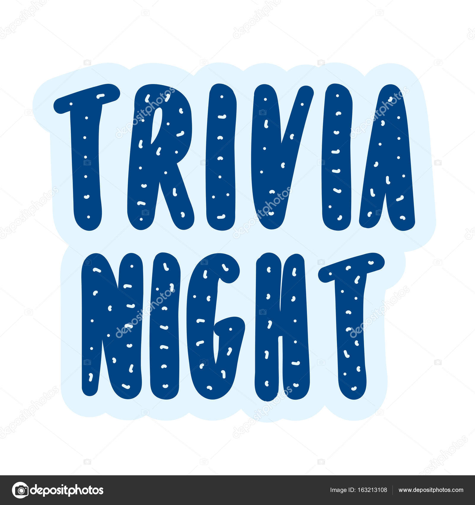 Trivia Night banner. Vector lettering. ⬇ Vector Image by © huebert ...
